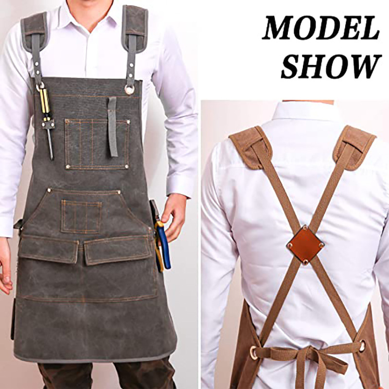 Woodworking Apron - Grembiule semplice in tela ispessita resistente