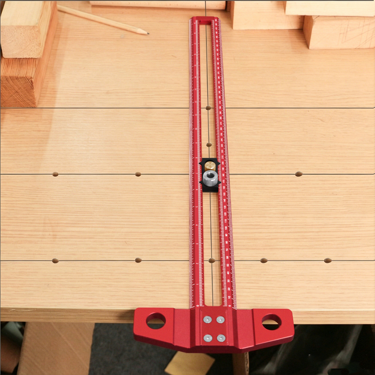 Woodworking Classes - Righello a T per Falegnameria, Calibro