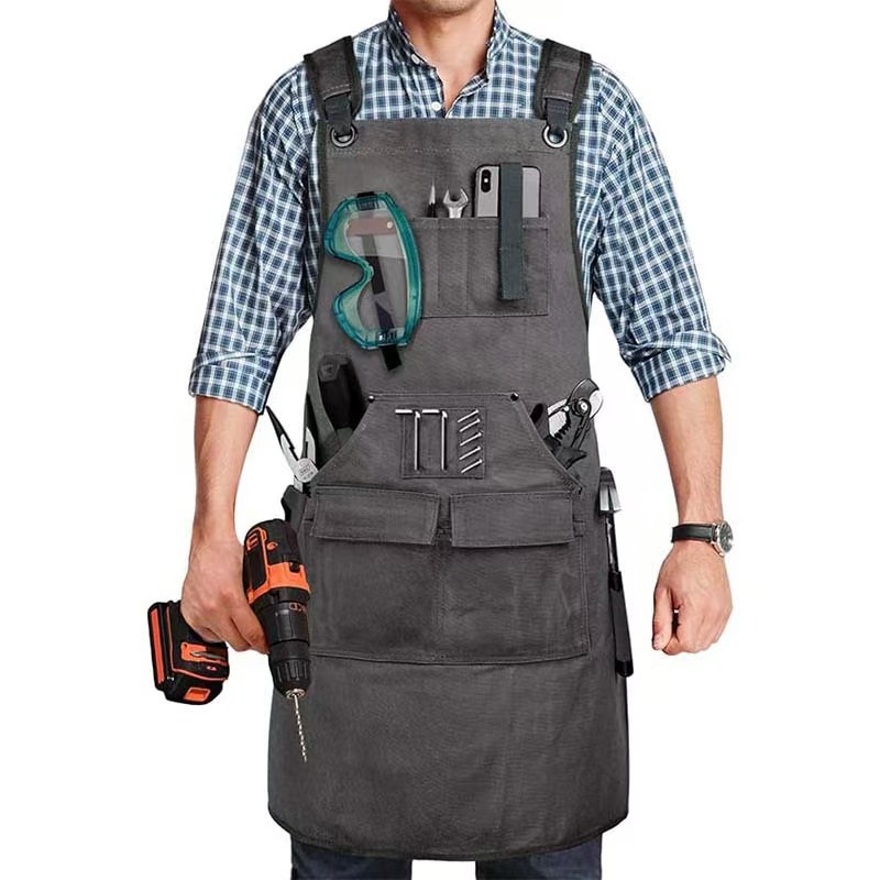 Woodworking Apron - Grembiuli da falegnameria con cinghie regolabili