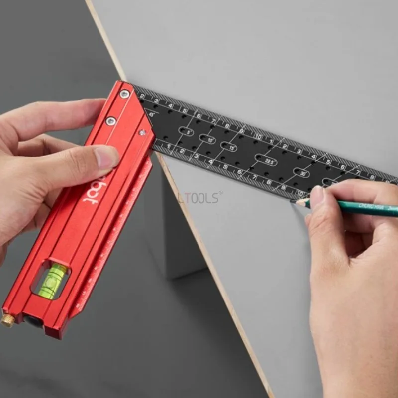 Woodworking Classes - 1pc Righello quadrato di posizionamento in