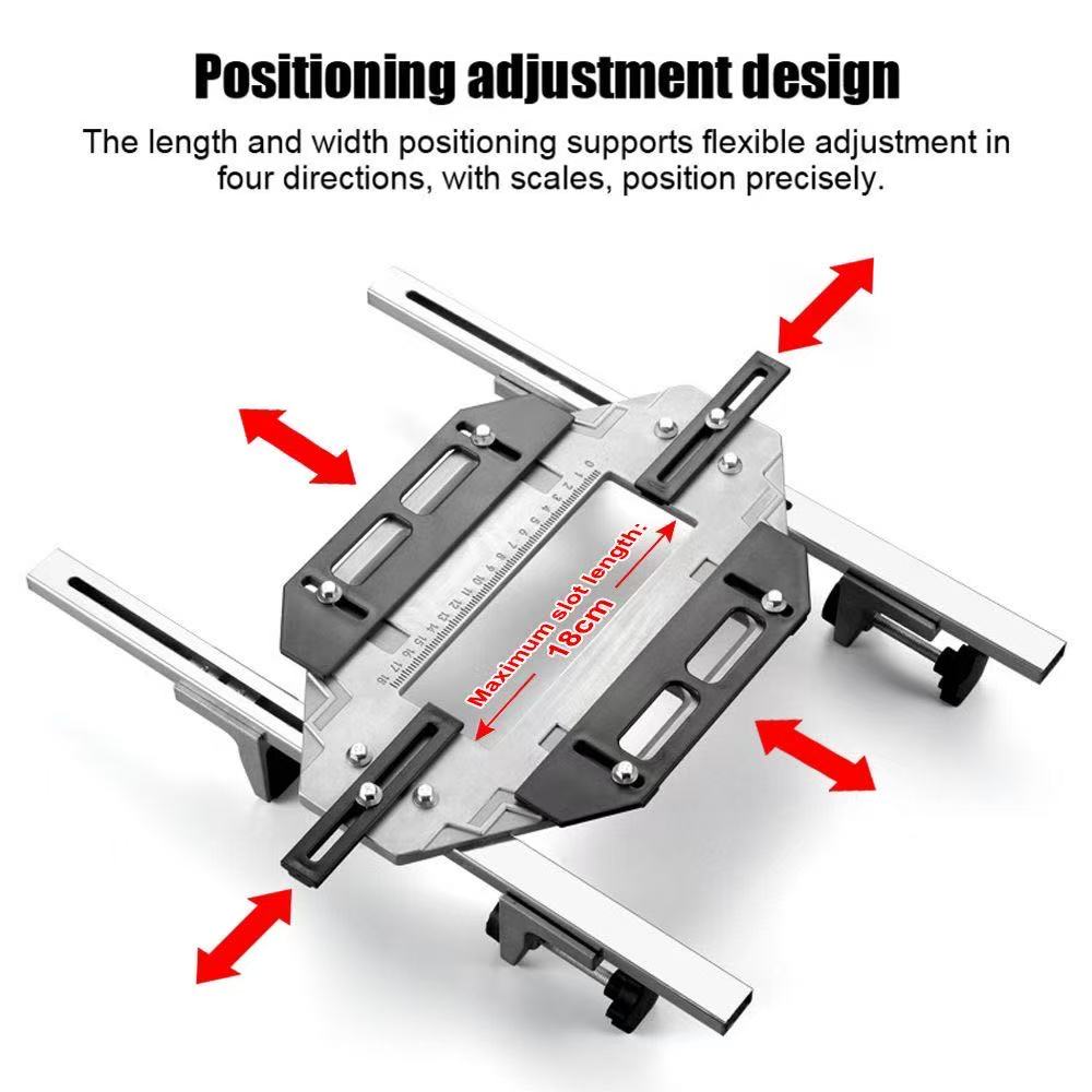 Woodworking Router Templates - Fresa per cerniere per ante di