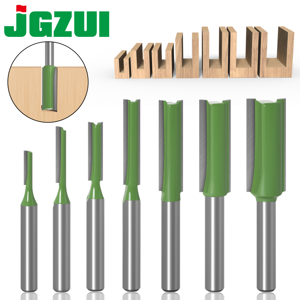 Woodworking Router Templates - 1-7 pz 6mm 1/4 pollici Gambo