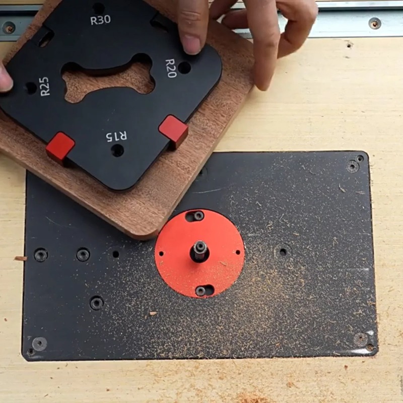 Woodworking Router Templates - R15/R20/R25/R30/R35/R40/R45/R50 Modello per la creazione di