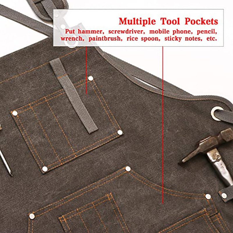 Grembiule semplice in tela isp - Woodworking Apron recensione e prezzo
