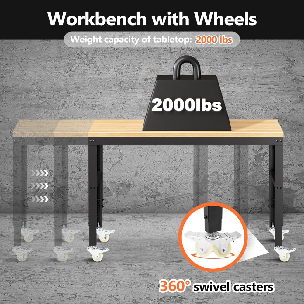 Banco da lavoro regolabile, ba - Woodworking Garage recensione e prezzo