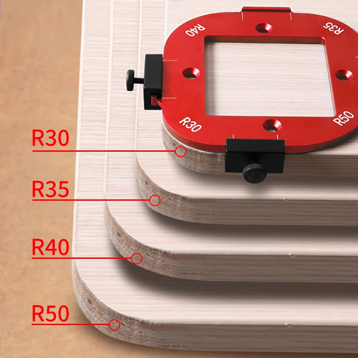 Set di sagome per raggio d'arc - Woodworking Router Templates recensione e prezzo