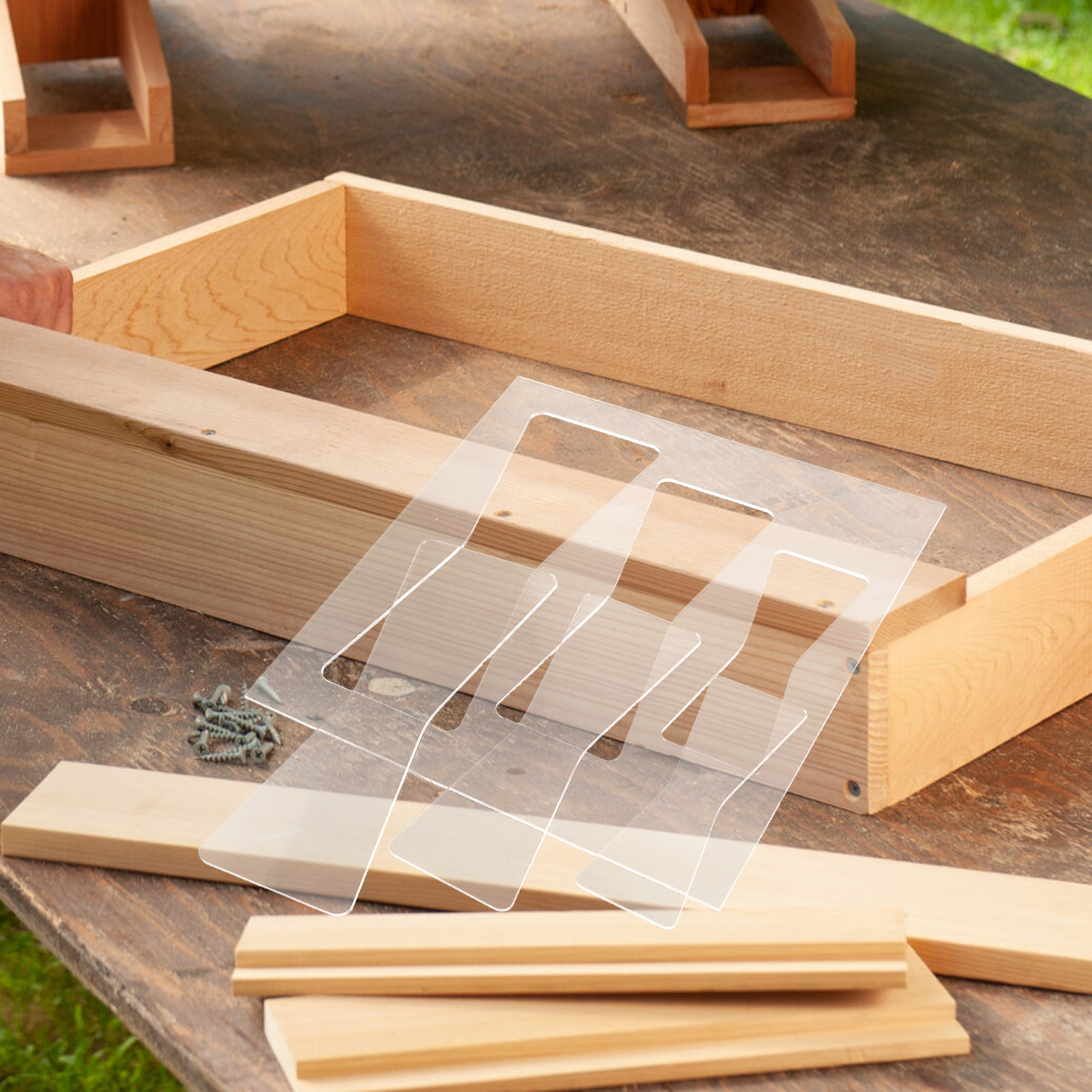 Set di 2 modelli in acrilico p - Woodworking Router Templates recensione e prezzo