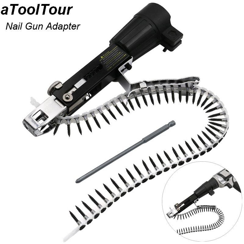 Trapano elettrico Adpater auto - Woodworking Nail Gun recensione e prezzo