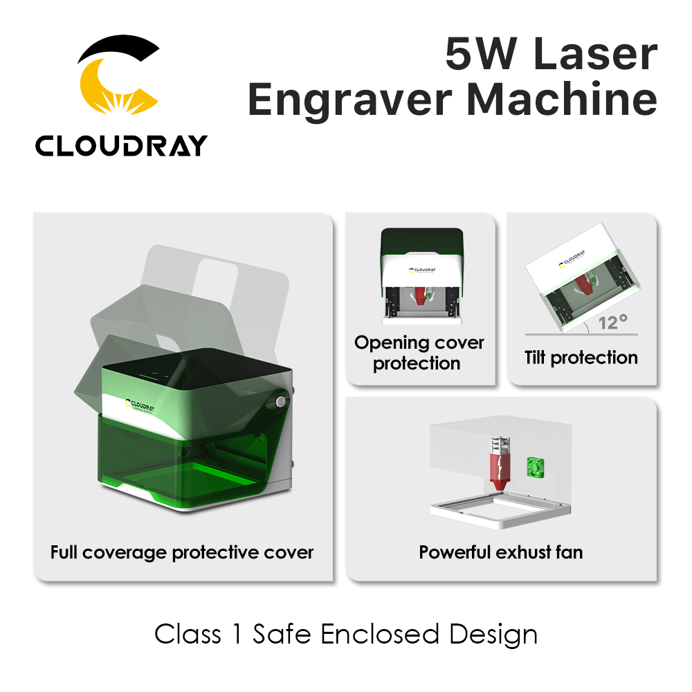 Incisore Laser Cloudray BM1, S - Woodworking Classes recensione e prezzo