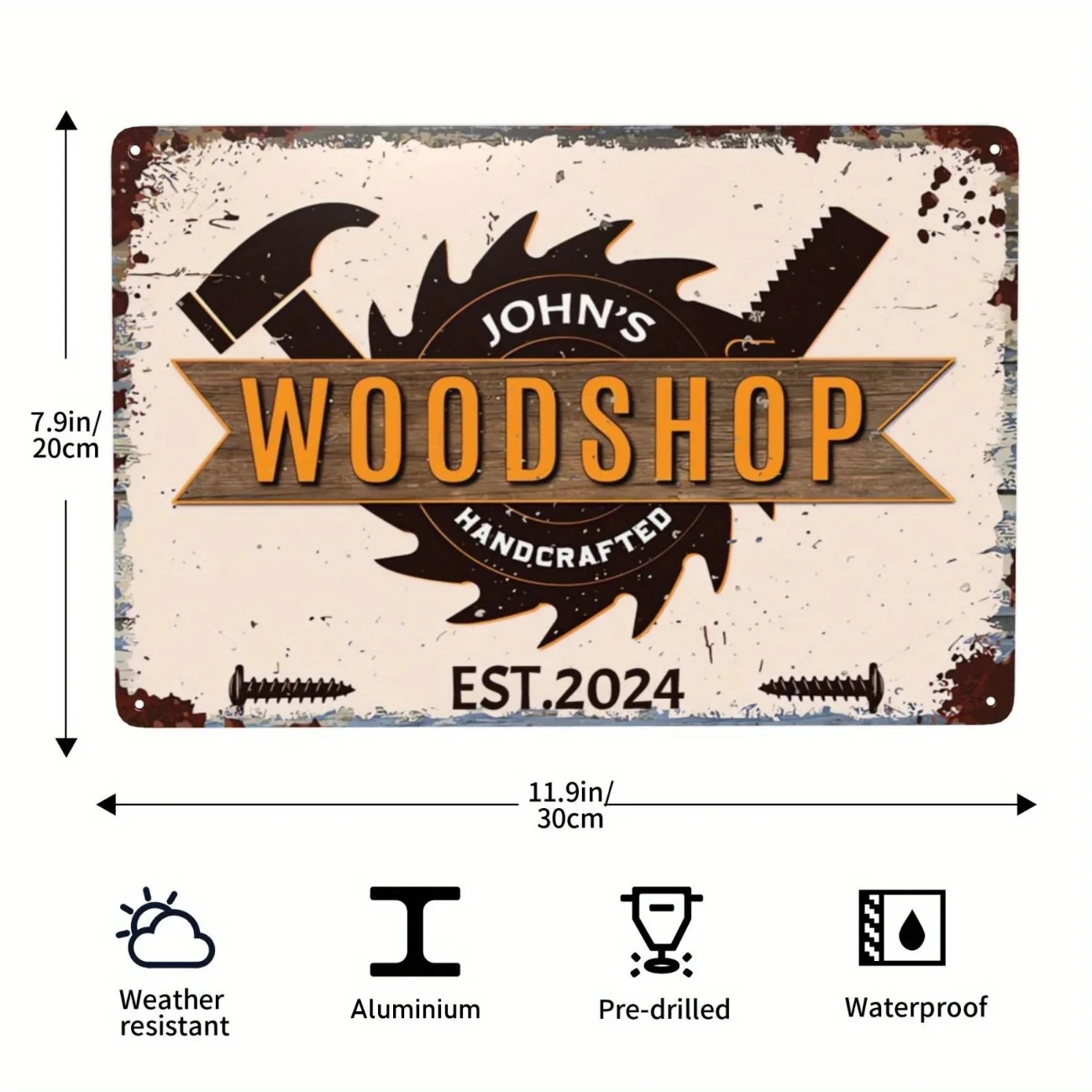 Insegna Personalizzata per Fal - Woodworking Garage recensione e prezzo