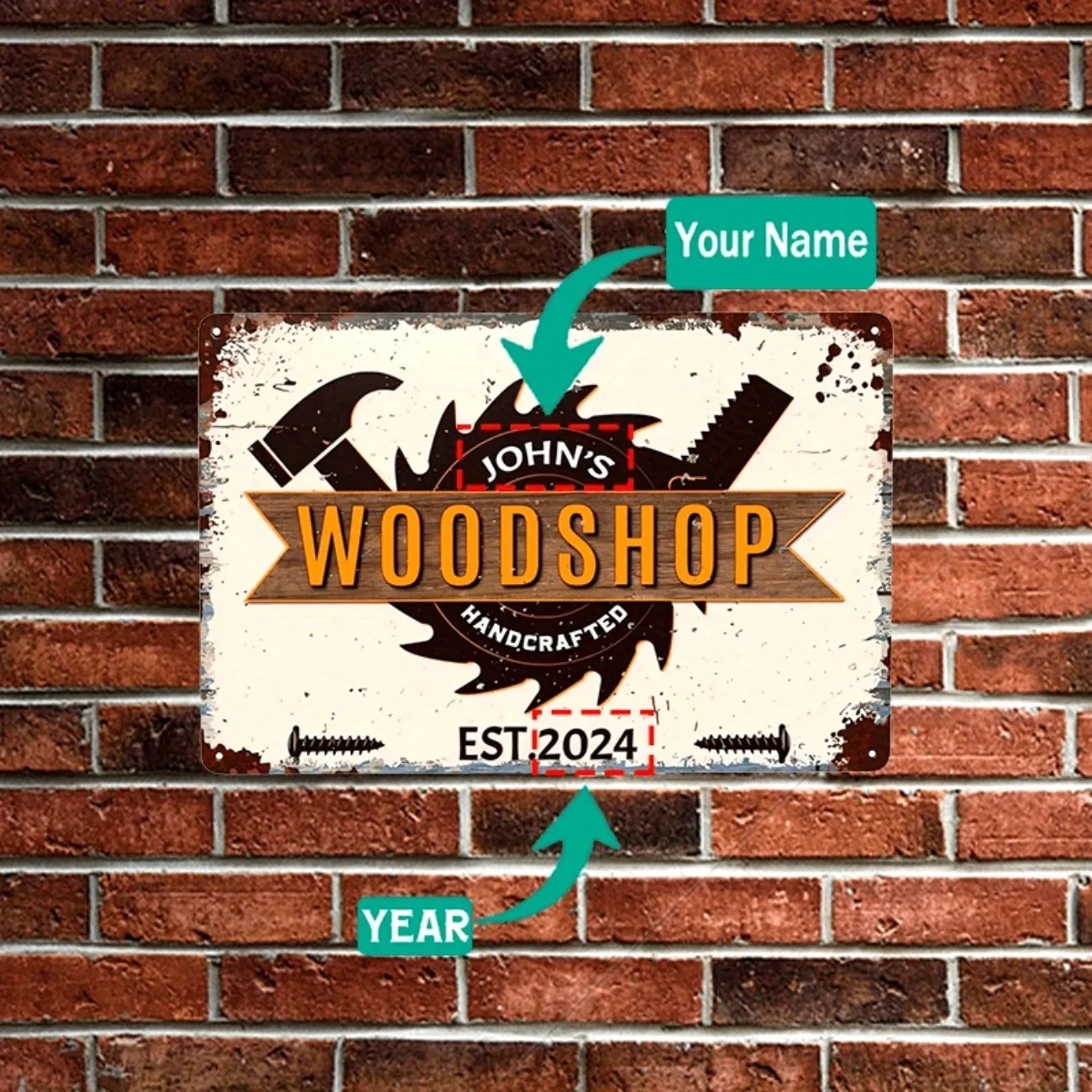 Insegna Personalizzata per Fal - Woodworking Garage recensione e prezzo