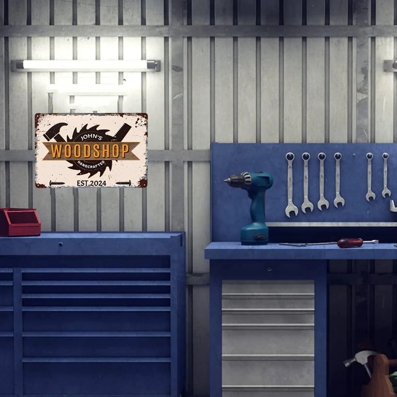 Insegna Personalizzata per Fal - Woodworking Garage recensione e prezzo